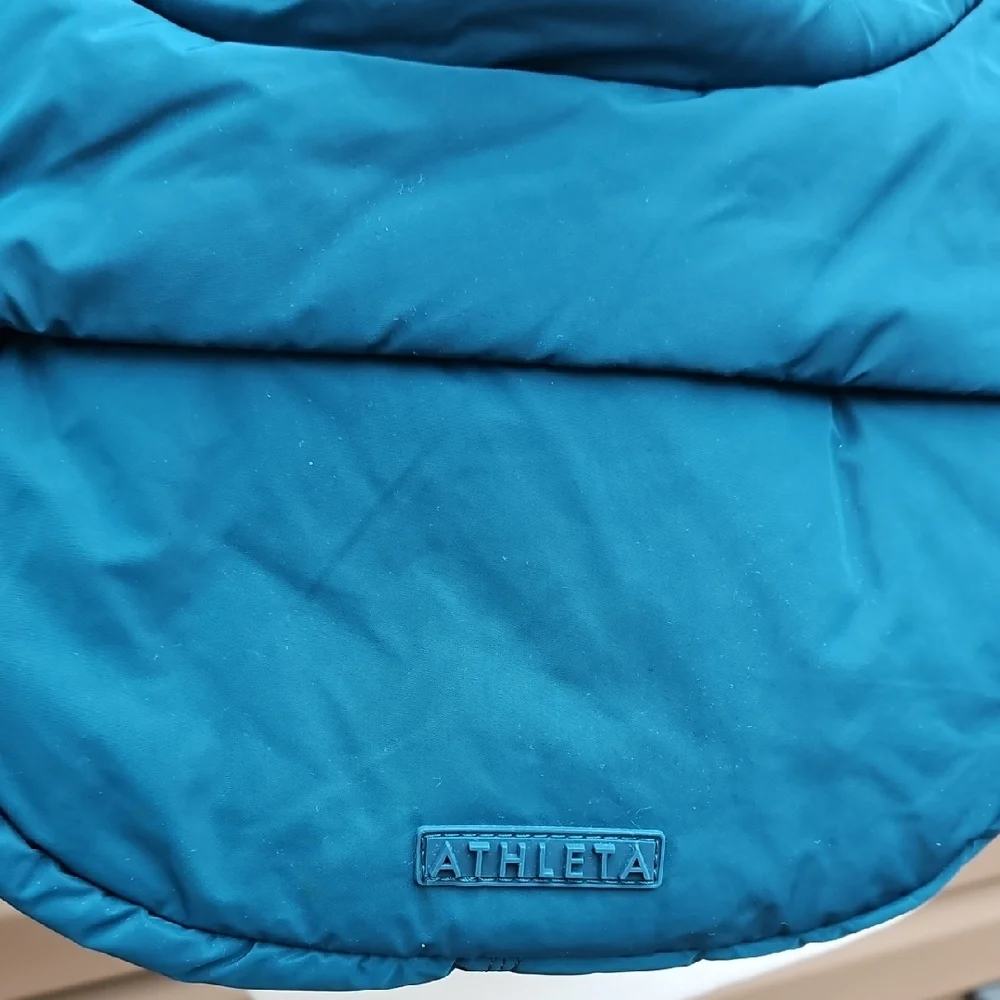 Athleta Teal Small Crossbody Hobo Bag - Picture 8 of 11